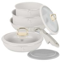 zestaw garnków tytanowych 9 elem. berlinger haus bh-8253 sahara