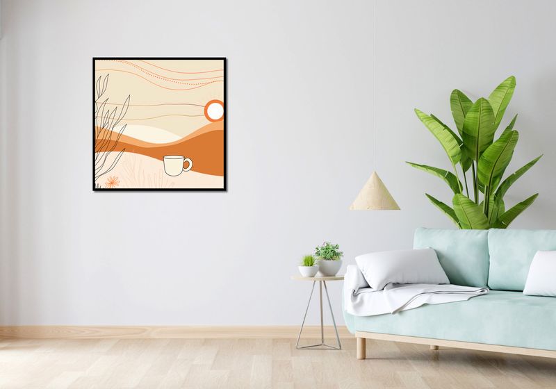 Plakat 80x80cm Ranna Pora zdjęcie 4