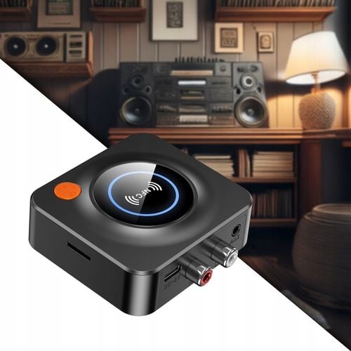 TRANSMITER ODBIORNIK BLUETOOTH ADAPTER DO WIEŻY 5.3 NFC RCA AUX SD na Arena.pl