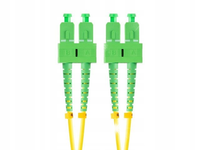 Patchcord światłowodowy Lanberg SM SC/APC-SC/APC DUPLEX 3.0mm LSZH G657A1