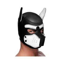 xr brands neoprene puppy hood elastyczna maska neoprenowa czarna