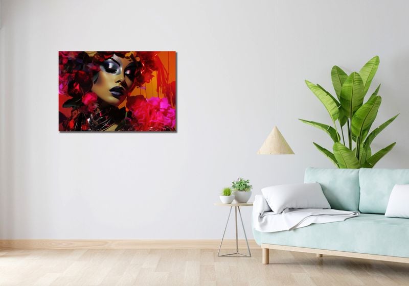 Obraz 90x60cm Kwiecista Diva zdjęcie 2
