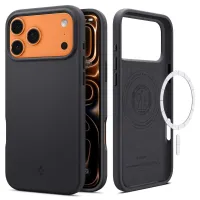 etui spigen silicone fit magsafe na iphone 17 pro max - czarne