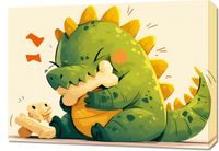 Obraz 70x50cm Uroczy Dinozaur