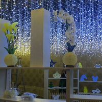 2X SOPLE LAMPKI CHOINKOWE 500 LED 22.5M ZEWNĘTRZNE ŚWIATEŁKA ŚWIĄTECZNE +FL