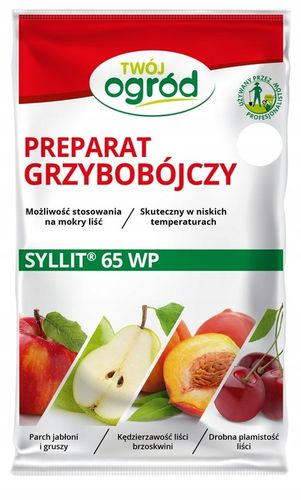 Preparat grzybobójczy SYLLIT Parch Jabłoń Grusza wiśnie czereśnie 65 WP 45g na Arena.pl