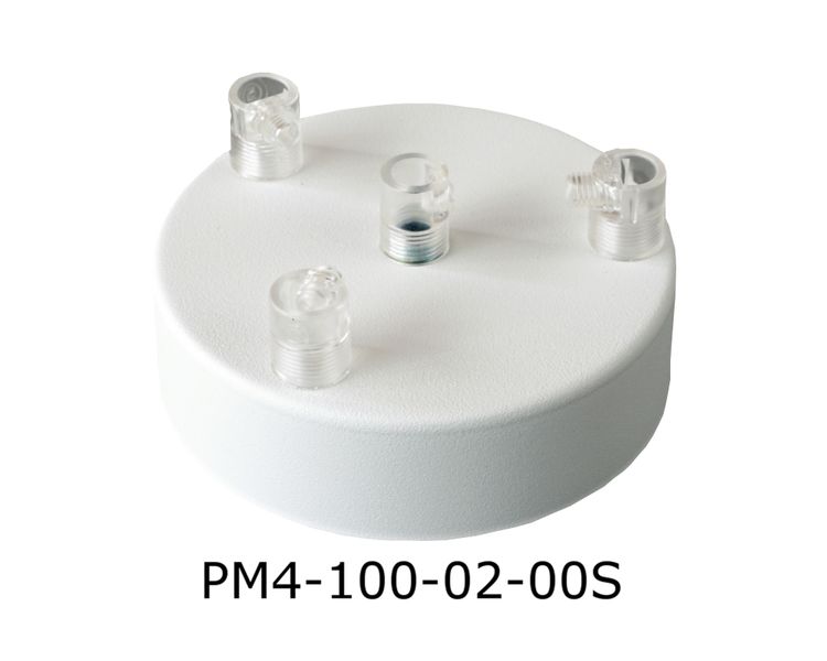 Podsufitka Biała 4 otwory 100mm zdjęcie 1