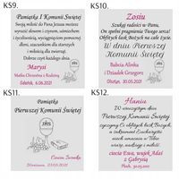 Srebrna Bransoletka KOMUNIA GRAWER CHRZEST 925