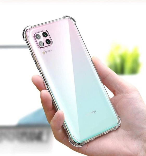 Etui bezbarwne Anti Shock do Huawei P40 Lite zdjęcie 2