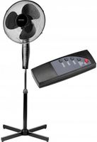 Wentylator stojący z pilotem wiatrak MPM BWP-02/C czarny