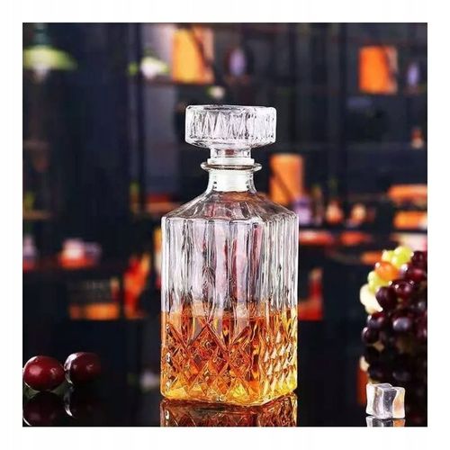 Zestaw do whisky karafka 850 ml 6 szklanek 280 ml komplet na prezent na Arena.pl