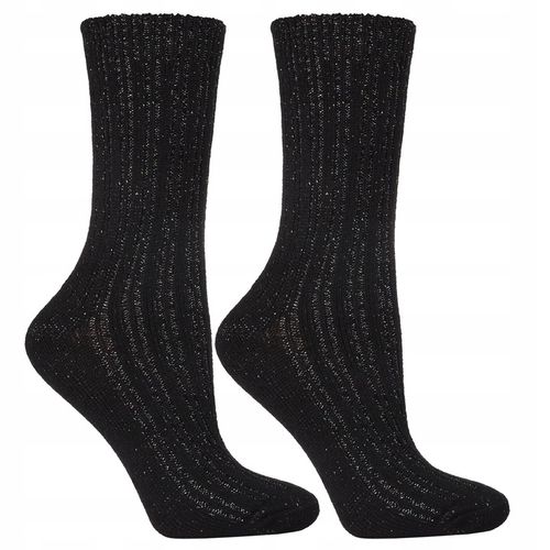 Skarpety Damskie Srebrna Nić Eleganckie Wysokie Prążkowane 3PAK MORAJ 38-41 na Arena.pl