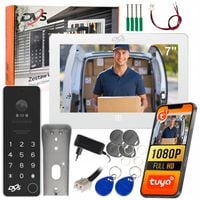 WIDEODOMOFON WIDEO DOMOFON WiFi DOTYKOWY DZWONEK BRAMA BRELOKI AUDIO