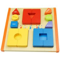 DLA DZIECI KREATYWNA DREWNIANA UKŁADANKA