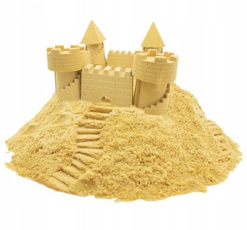 PIASEK KINETYCZNY 5 KG BASEN FOREMKI ŁOPATKA ZESTAW XXXXL SUPER PLASTYCZNY na Arena.pl