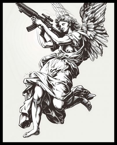 Plakat 40x50cm Anioł Wojny na Arena.pl