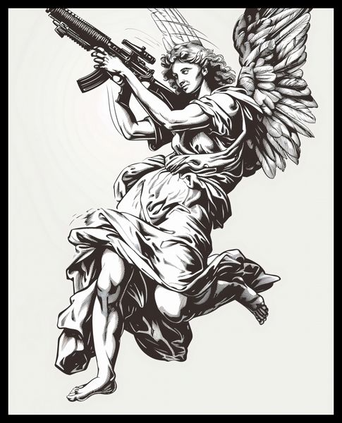 Plakat 40x50cm Anioł Wojny zdjęcie 2