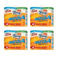 Papier Toaletowy Foxy Mega Bardzo Długi Wytrzymały Bez Końca 4x4 Rolki
