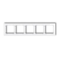 2 x 2 x RAMKA PIĘCIOKROTNA KARLIK DECO EFEKT SZKŁA BIAŁY