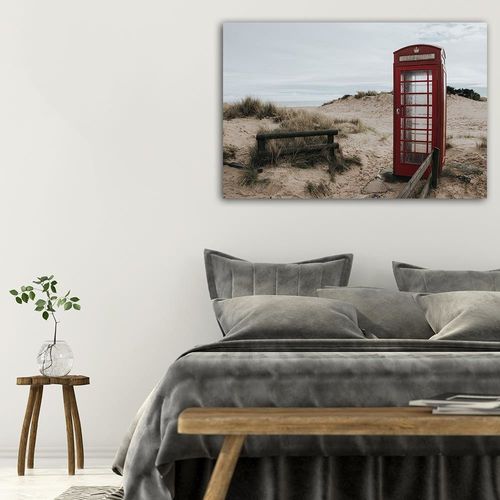 Deco Panel, Budka telefoniczna na plaży 90x60 na Arena.pl