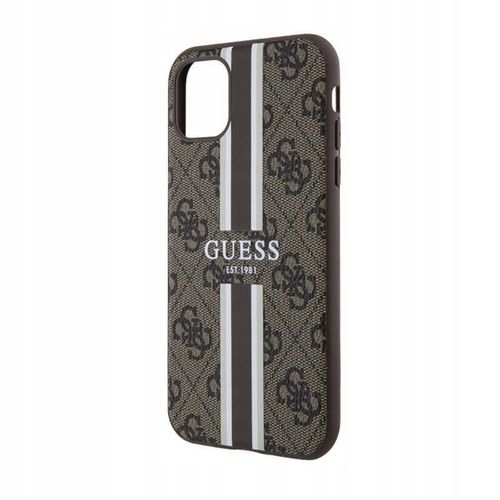 Etui do iPhone 11 Guess 4G Printed Stripes MagSafe na Arena.pl