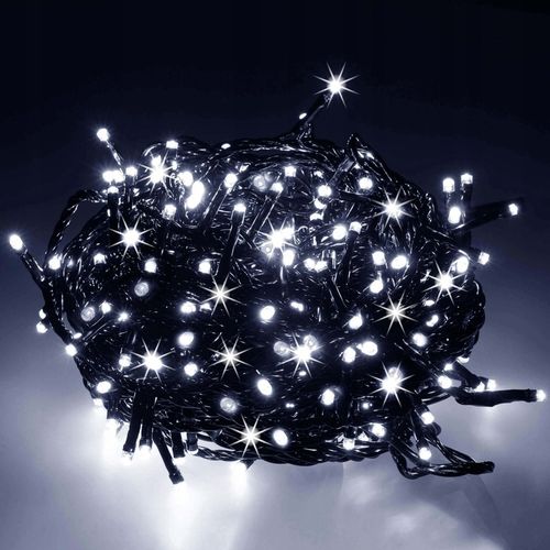 LAMPKI CHOINKOWE 1000LED ZEWNĘTRZNE KURTYNA ŚWIETLNA IP44 BIAŁE ZIMNE FLASH na Arena.pl