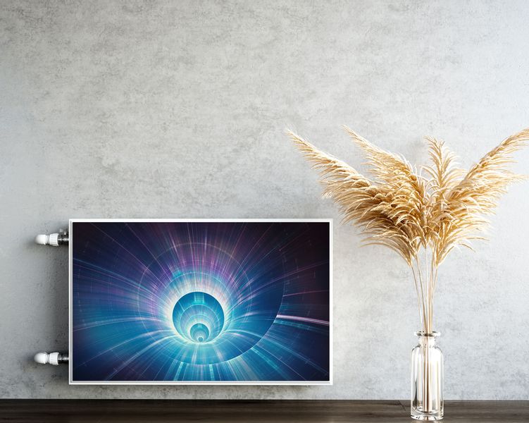 Osłona MAGNETYCZNA Grzejnika Tunel Abstrakcja Efekt 3D 120cm x 60cm zdjęcie 5