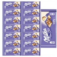 Pakiet 15szt Milka Czekolada mleczna Bubbly White 95 g