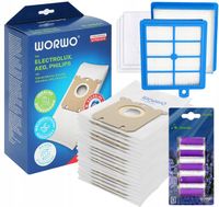 WORKI DO ODKURZACZA ELECTROLUX PHILIPS + FILTR + ZESTAW ZAPACHÓW |12 + 2