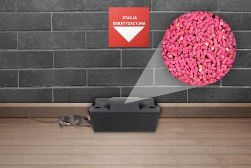 MOCNY GRANULAT NA MYSZY TRUTKA NA SZCZURY BROMADIOLON DDD 3KG RATIMOR na Arena.pl