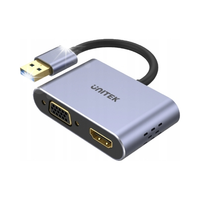 Adapter Unitek USB 3.0 - HDMI / VGA Full HD 60Hz