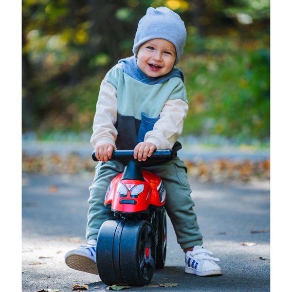 FALK Jeździk Racing Czerwony Szerokie Koła 1+ zdjęcie 5