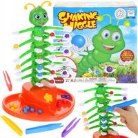 Gra Rodzinna Zręcznościowa Tańcząca Stonoga Gąsienica Układanie Kulek Kulki