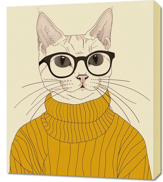 Obraz 60x70cm Intelektualista zdjęcie 1