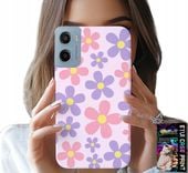 ETUI DO MOTOROLA E15 / G05 - KOLOROWE STOKROTKI, STOKROTKA, KWIATKI