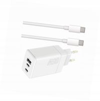 Szybka ładowarka 65W z długim kablem 2m 3 wejścia do iPhone 17 Pro Max