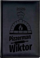 KALENDARZ A5 2026 dzienny TERMINARZ z grawerem DLA PIZZERMANA + IMIĘ