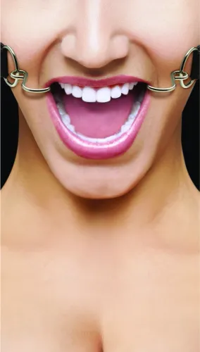 shots ouch! skorzany knebel z haczykiem, regulowany pasek na Arena.pl