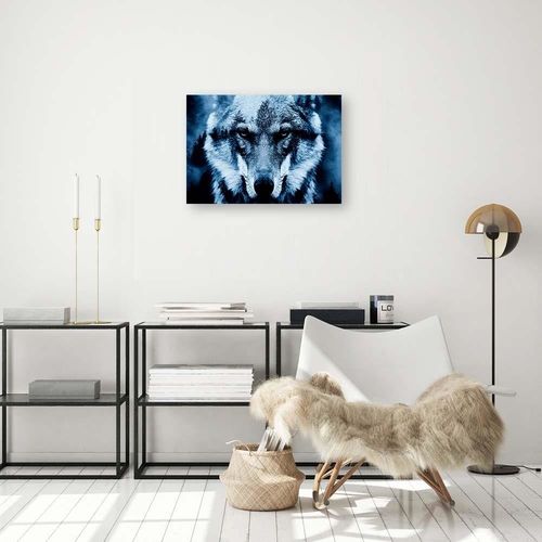 Deco Panel, Wilk niebieski 70x50 na Arena.pl