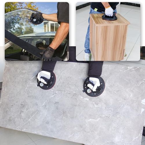 Przyssawka Próżniowa Uchwyt z Pompką i Manometrem do Płytek Glazury Szyb na Arena.pl