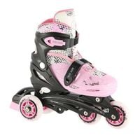 Łyżworolki 4w1 NH18331 Nils Extreme różowe 31-34