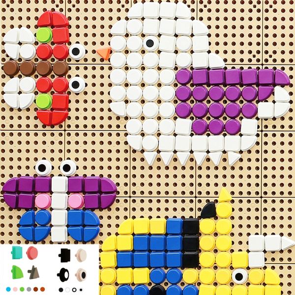 MASTERKIDZ Geometryczne Elementy Tablic 256 szt zdjęcie 3