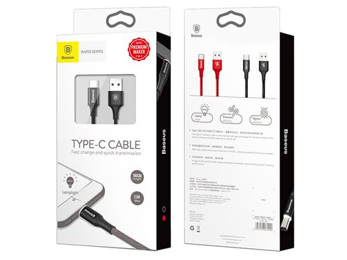 WZMOCNIONY KABEL USB-C LED BASEUS 2M na Arena.pl