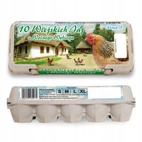 Wiejskie Opakowanie na 10 Jaj Jaja Kurze Wytłaczanka PP-LINE 50szt Klasa A