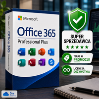 Microsoft Office 365 Pro Plus PL / Konto 5 Urządzeń Dożywotnio