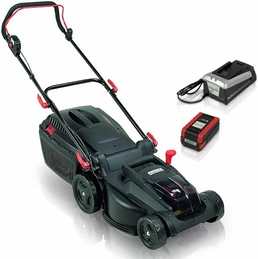 Kosiarka akumulatorowa GRIZZLY 36V z akumulatorem AKU Li-on 40l zdjęcie 1