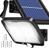 LAMPA SOLARNA OGRODOWA ULICZNA ZEWNĘTRZNA LED Z CZUJNIKIEM RUCHU ZMIERZCHU