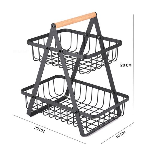 koszyk piętrowy na owoce przyprawy loft e-8084 na Arena.pl