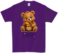 Koszulka T-shirt dla dzieci - Zwierzęta - Niedźwiadek - Dodaj imię jeśli chcesz