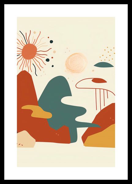 Plakat 53x81cm Kosmos Barw zdjęcie 3